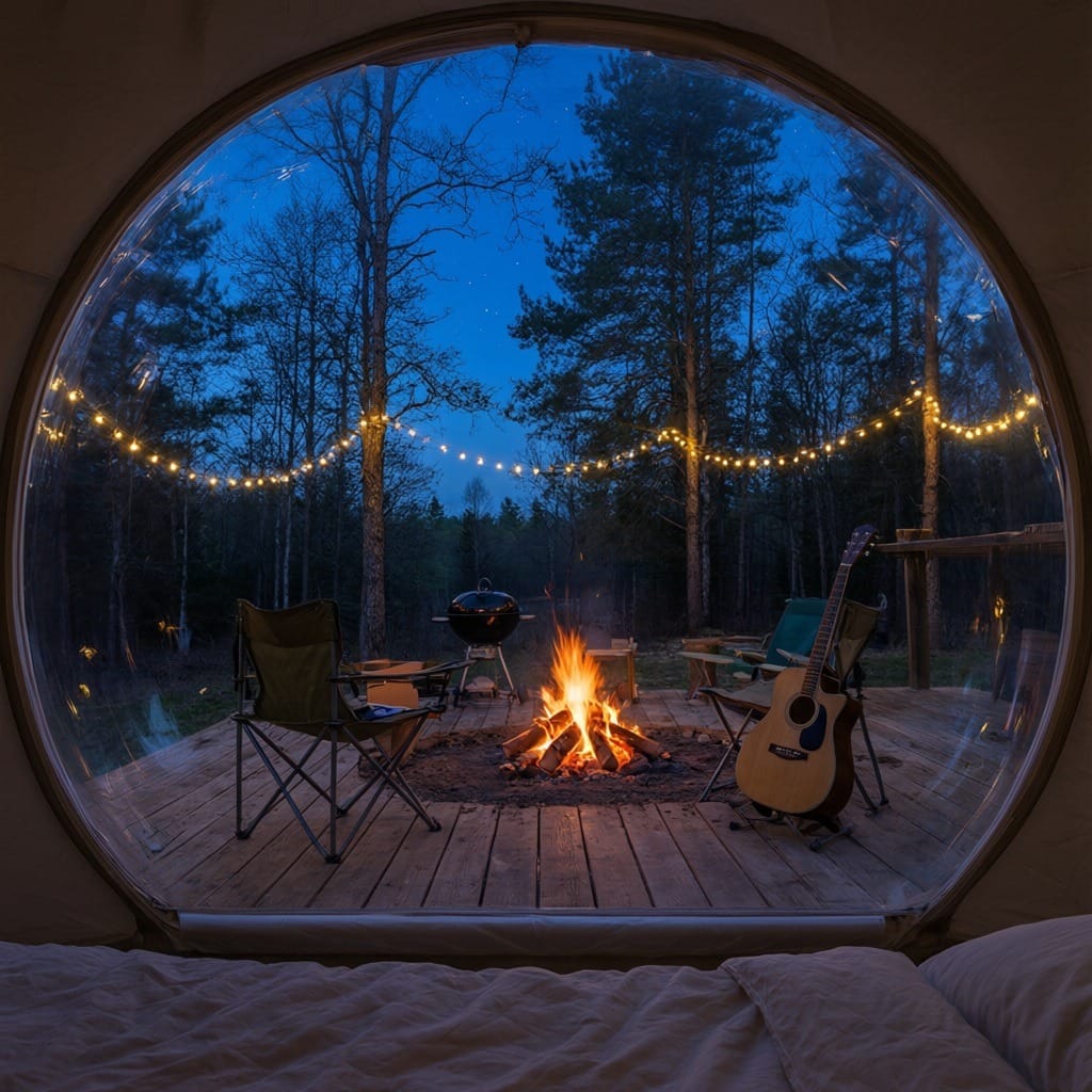 inflatable bubble tent 2