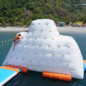 Inflatable icebergs inflatable climbing rock water playground summer swimming equipment