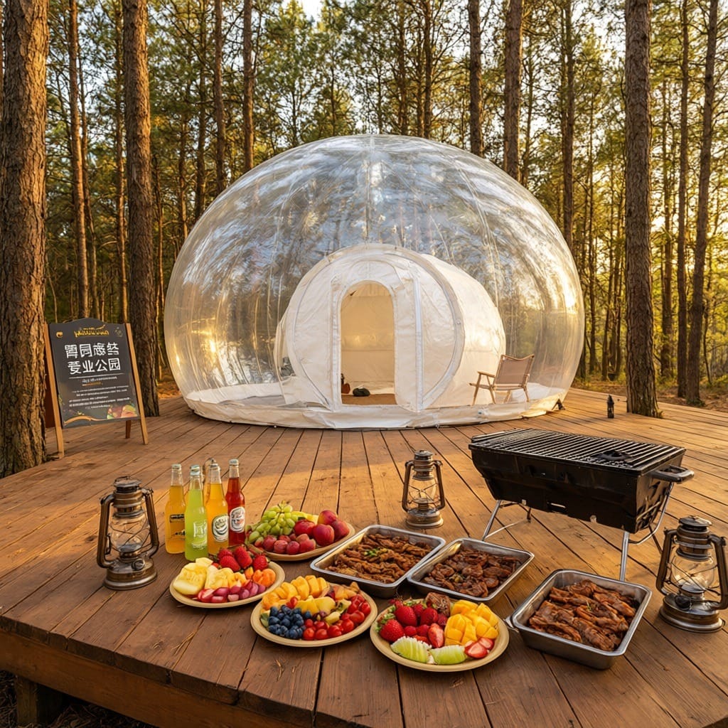 inflatable bubble tent 5